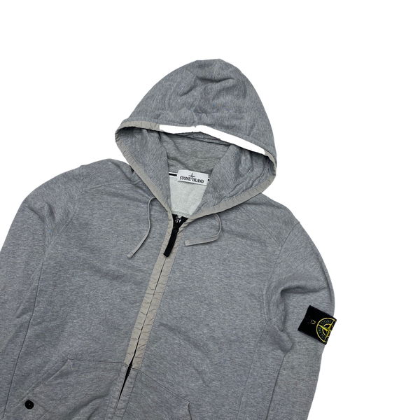 Stone Island Light Grey Grey Hoodie