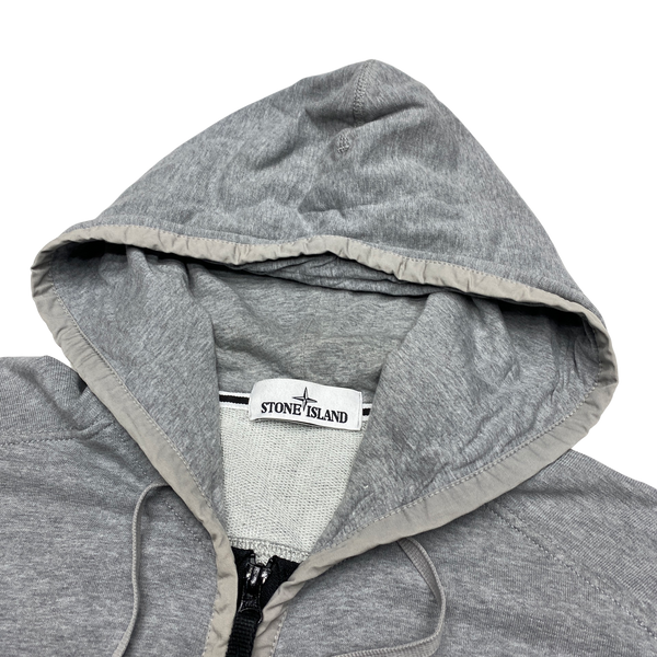 Stone Island Light Grey Grey Hoodie