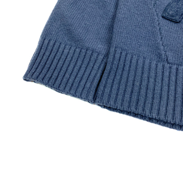 Stone Island Grey Wool Zipped Hoodie