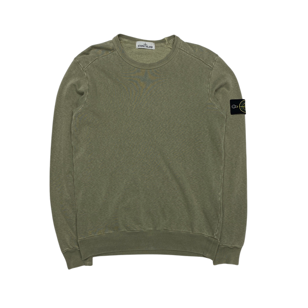 Stone Island 2016 Olive Green Crewneck Sweatshirt