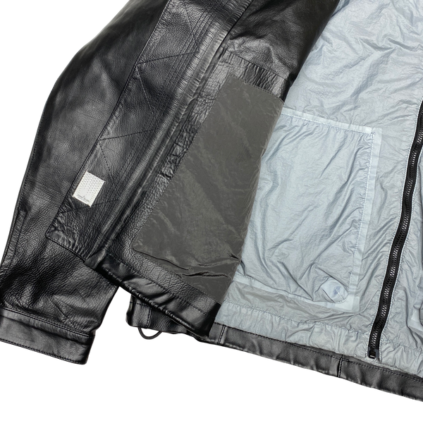 Stone Island 2016 Hyperlight 3 In 1 Leather Jacket