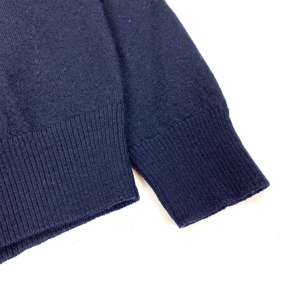 Stone Island Navy Wool Crewneck Jumper (XS)