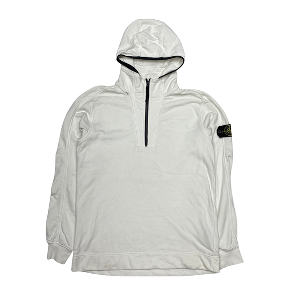 Stone Island 2019 White Pullover Hoodie