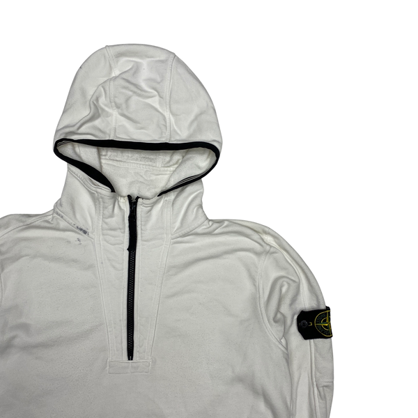 Stone Island 2019 White Pullover Hoodie