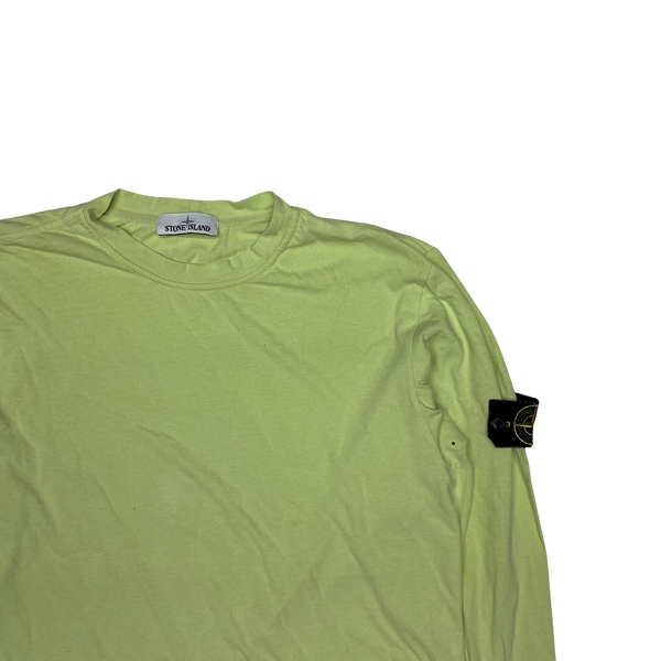 Stone Island Yellow Longsleeve Cotton Top