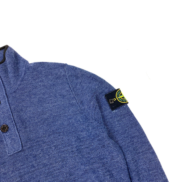 Stone Island Blue Marl Pullover Jumper