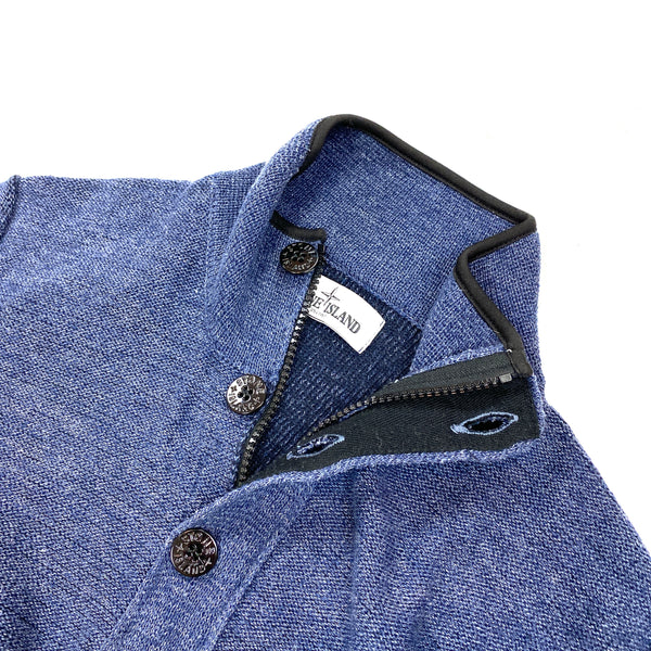 Stone Island Blue Marl Pullover Jumper