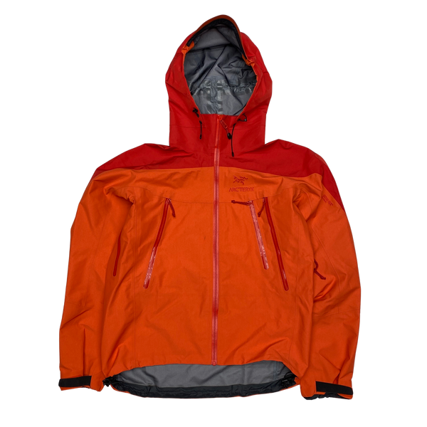 Arcteryx Two Tone Orange Beta SV Goretex Pro Shell Jacket