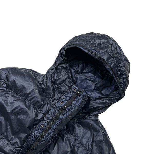Stone Island 2012 Navy Garment Dyed Puffer Jacket - XL