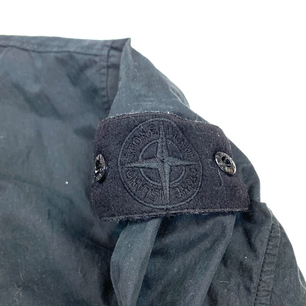 Stone Island Black Ghost Resin Cotton Crewneck