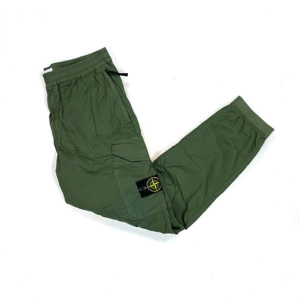 Stone Island Olive Green Cargo Trousers
