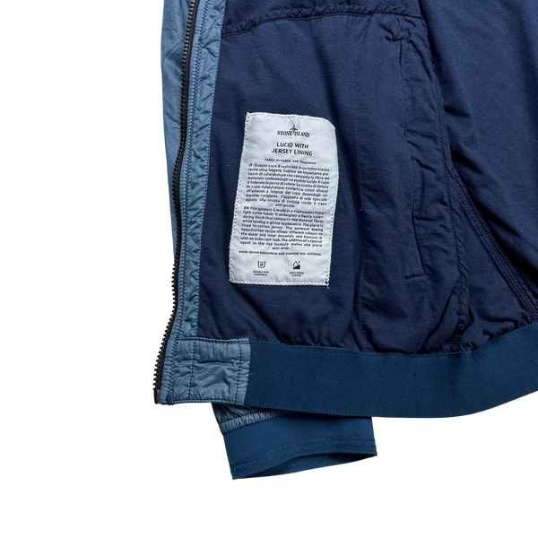 Stone Island Blue Lucid Jersey Jacket - XL