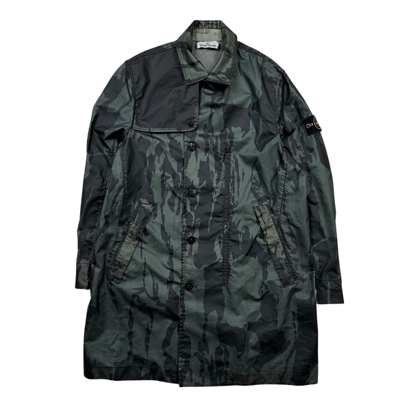 Stone Island 2015 Reverse Colour Process Raso Trench Coat - Large