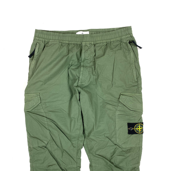 Stone Island Olive Green Cargo Trousers