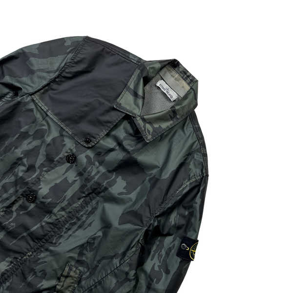 Stone Island 2015 Reverse Colour Process Raso Trench Coat - Large
