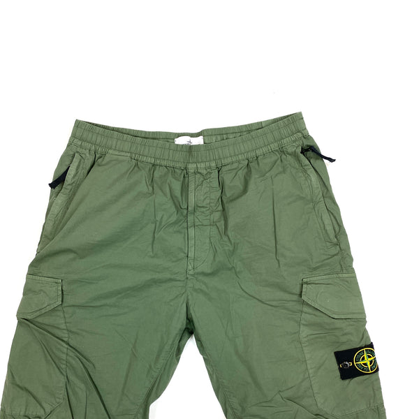 Stone Island Olive Green Cargo Trousers