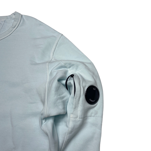 CP Company Ice Blue Cotton Sweatshirt
