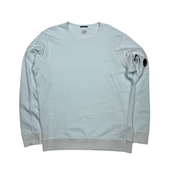 CP Company Ice Blue Cotton Sweatshirt