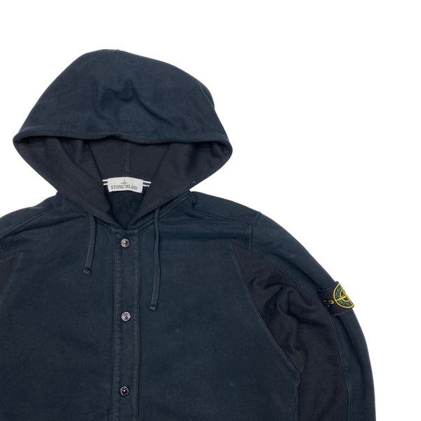 Stone Island 2015 Dark Navy Hooded Jumper