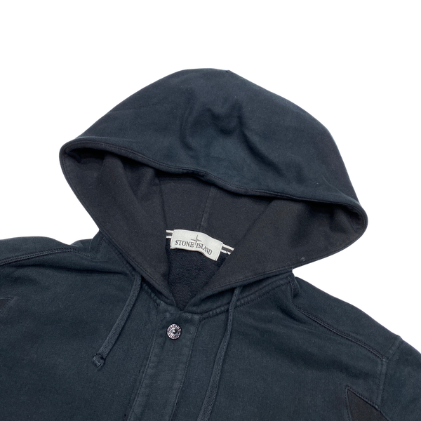 Stone Island 2015 Dark Navy Hooded Jumper