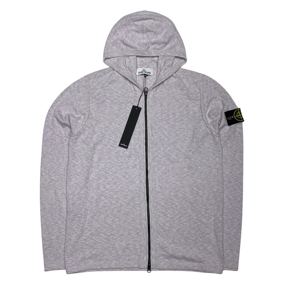 Stone Island Lilac Marl 2022 Zipped Hoodie