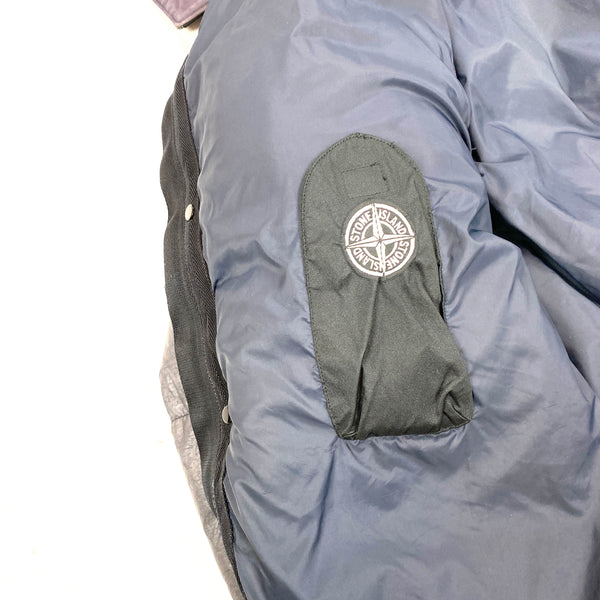 Stone Island 2003 Vintage Garment Dyed Puffer Jacket