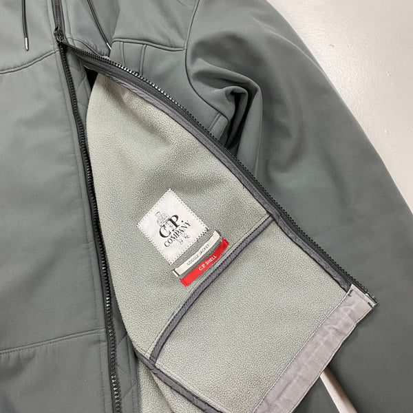 CP Company Grey Soft Shell Goggle Jacket