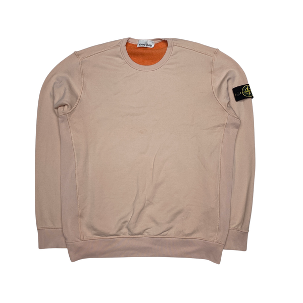 Stone Island 2020 Peach Crewneck Sweatshirt