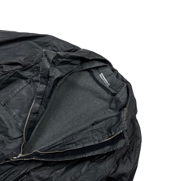 Stone Island 1999 Vintage Laminated Cotton Duel Layer Jacket - XL