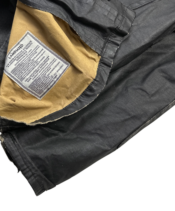 Stone Island 1999 Vintage Laminated Cotton Duel Layer Jacket - XL