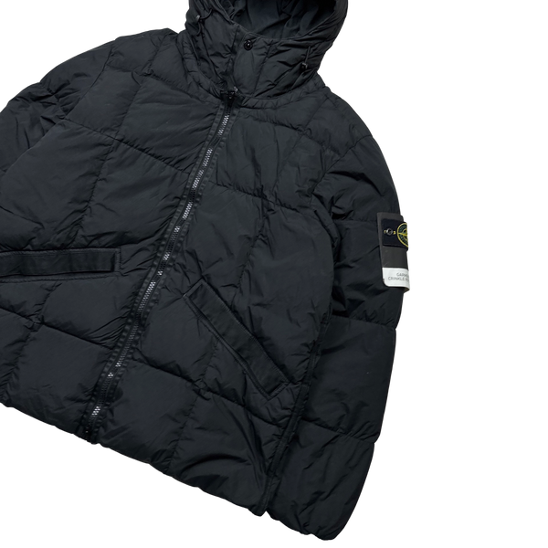 Stone Island 2019 Black Garment Dyed Crinkle Down Puffer - XXL