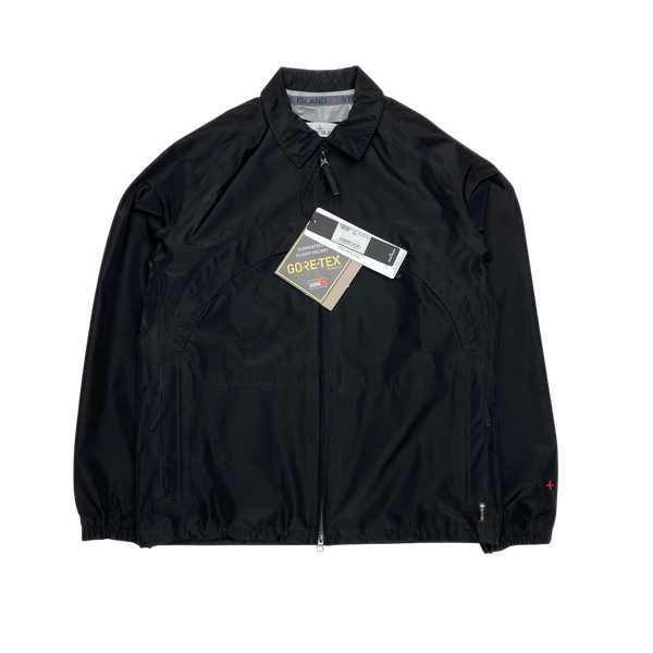 Stone Island Marina Gore Tex Waterproof Spellout Jacket