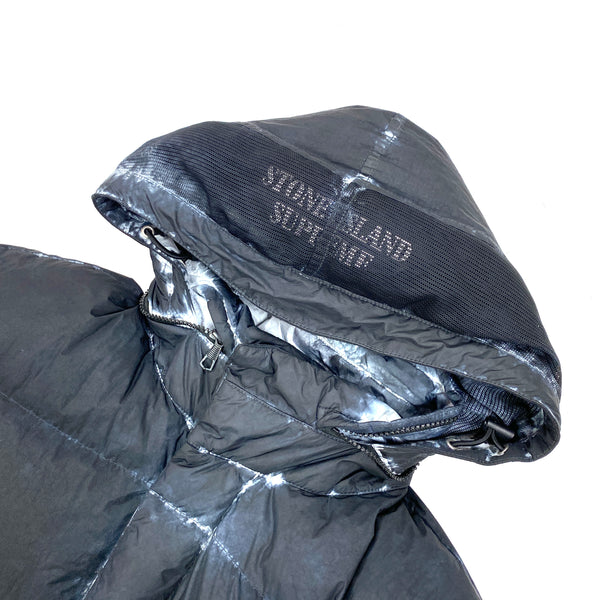 Stone Island x Supreme Paintball Camo Crinkle Reps Puffer Jacket