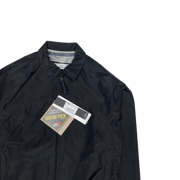 Stone Island Marina Gore Tex Waterproof Spellout Jacket