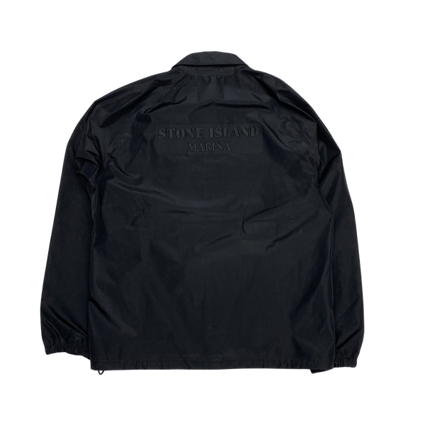 Stone Island Marina Gore Tex Waterproof Spellout Jacket