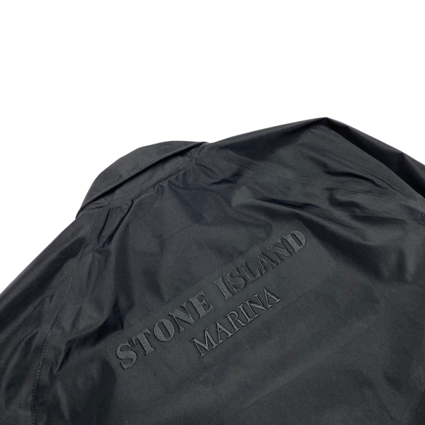 Stone Island Marina Gore Tex Waterproof Spellout Jacket
