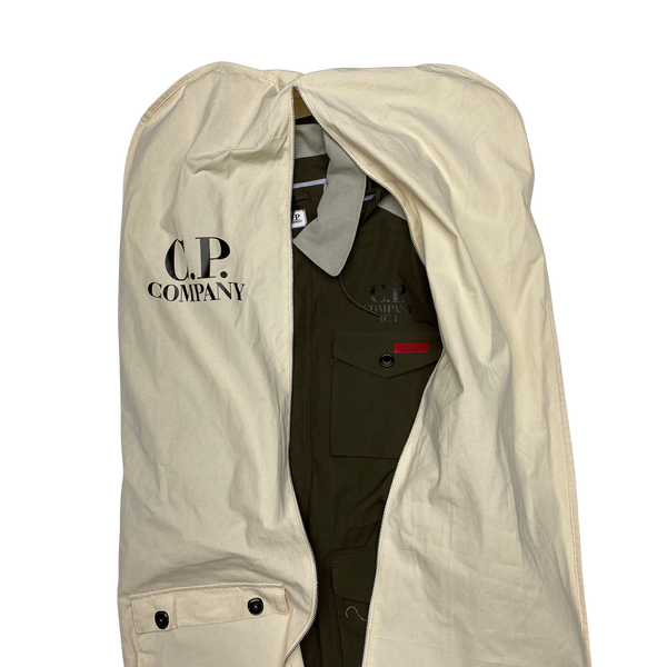 CP Company Brown Ventile La Mille Goggle Jacket