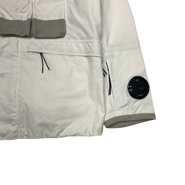 CP Company White Ventile Explorer Jacket