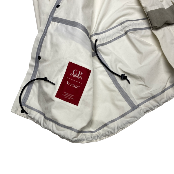 CP Company White Ventile Explorer Jacket