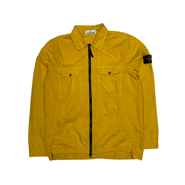 Stone Island 2019 Yellow Cotton Overshirt