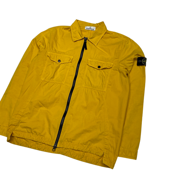 Stone Island 2019 Yellow Cotton Overshirt