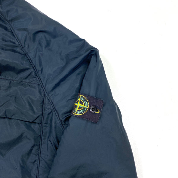 Stone Island Vintage Navy Fleece Lined Nylon Jacket