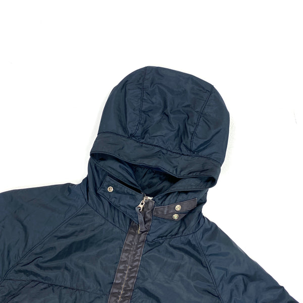Stone Island Vintage Navy Fleece Lined Nylon Jacket