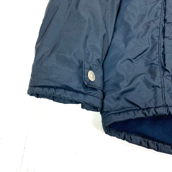 Stone Island Vintage Navy Fleece Lined Nylon Jacket