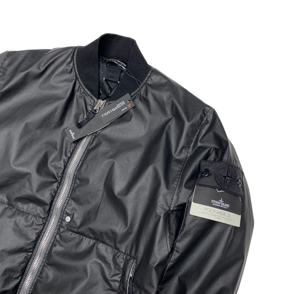 Stone Island 2018 Shadow Project Poly Hide 2L Bomber Jacket