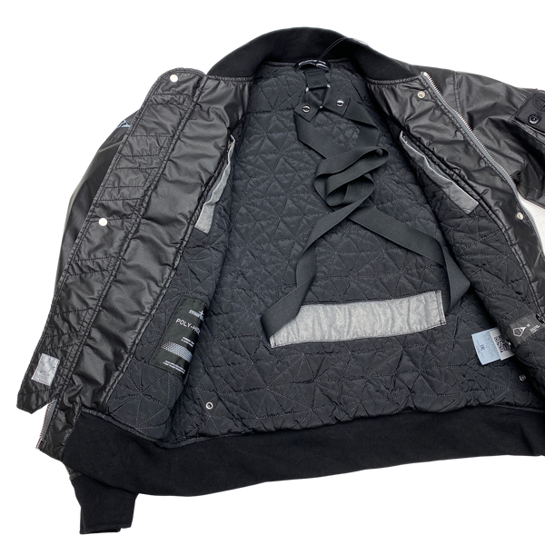 Stone Island 2018 Shadow Project Poly Hide 2L Bomber Jacket