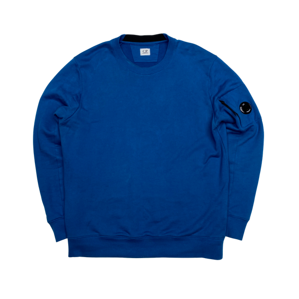 CP Company Blue Cotton Crewneck Sweatshirt