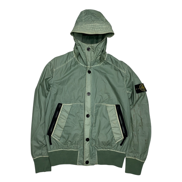 Stone Island 2012 Sage Green Mussola Gommata Jacket