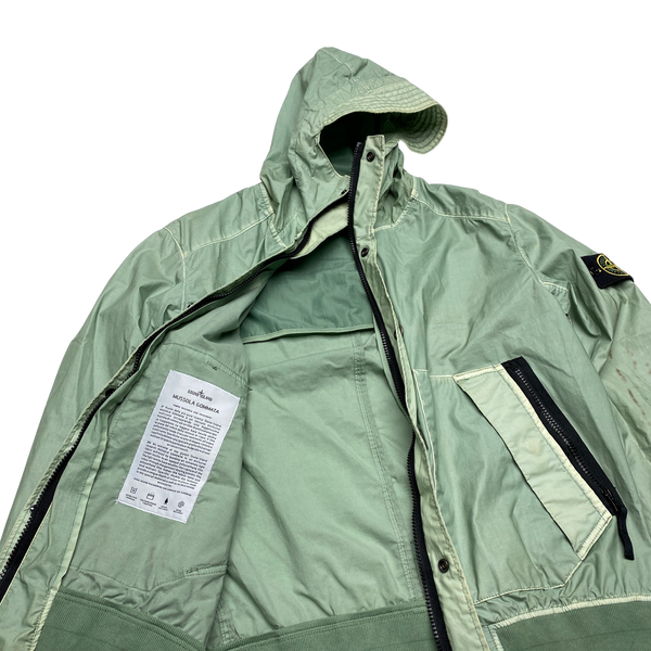 Stone Island 2012 Sage Green Mussola Gommata Jacket