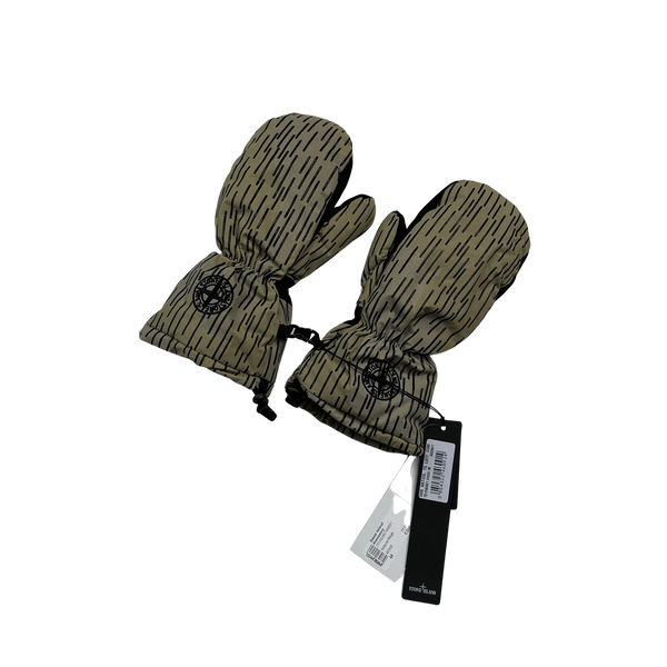 Stone Island 2021 Reflective Rain Camo Gloves